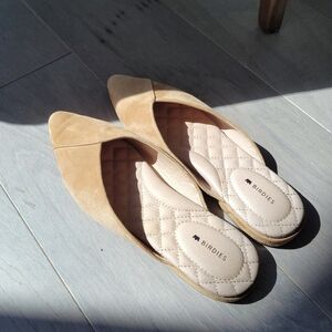 Birdies The Swan  Golden Oak Suede 7.5